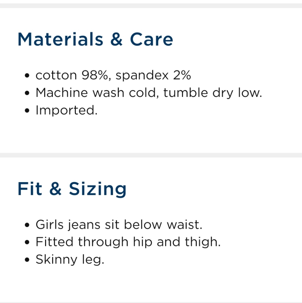 Old Navy Girls Skinny Jeans Light Wash XL (14-16) - Picture 14 of 14